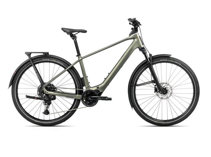 Vélo urbain/trekking électrique KEMEN TOUR 20 Vert