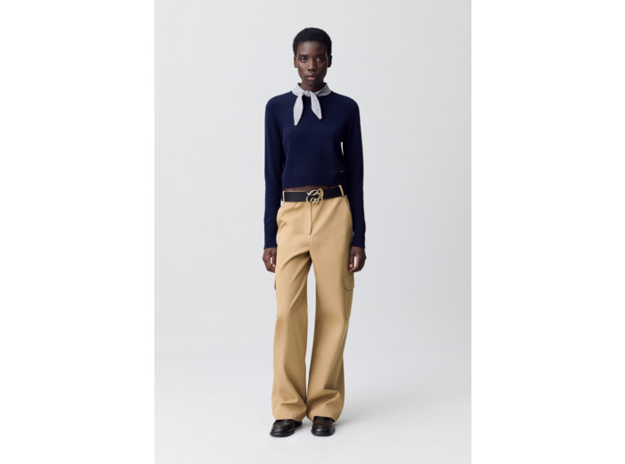 Pull col foulard