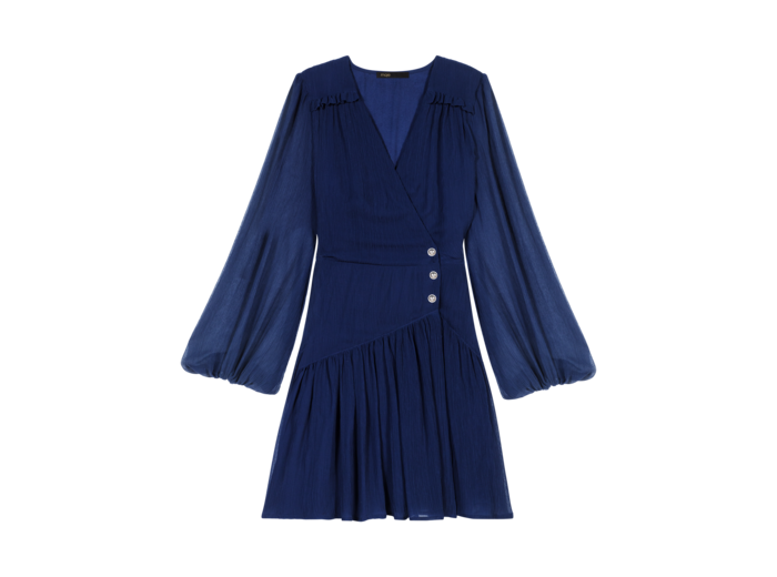 Robe courte volantée