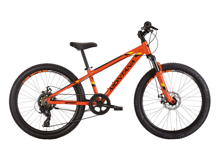 VTT semi rigide Enfant SPIDY 24 TY 1X7V Orange