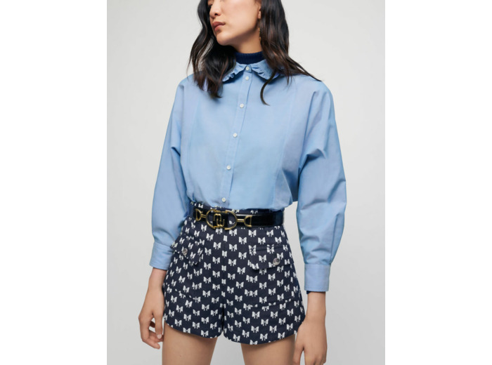 Short en jacquard nœuds