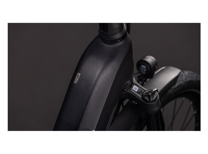 Vélo trekking électrique KATHMANDU HYBRID SLX 800 Noir/Chrome