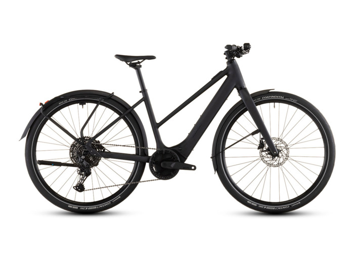 Vélo urbain électrique EDITOR HYBRID PRO 400X FE Charbon