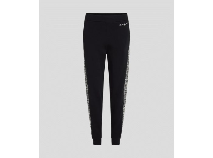 BOUCLE BAND SWEATPANTS