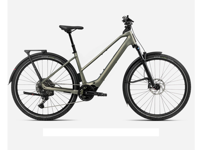 Vélo urbain/trekking électrique KEMEN TOUR 10 MID Vert