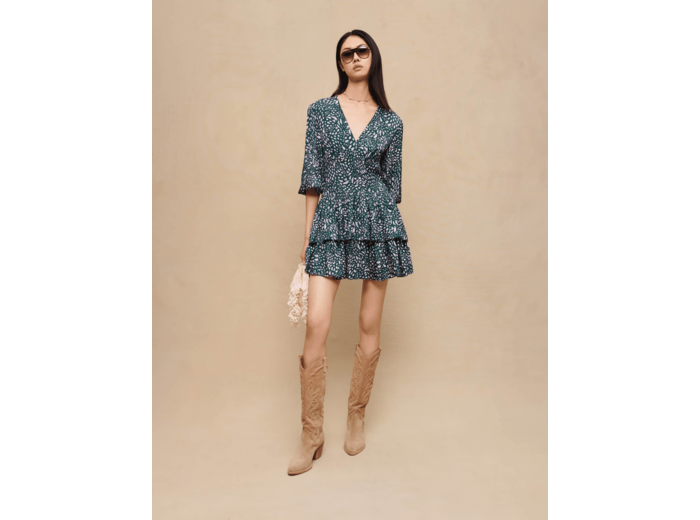 Robe courte imprimée