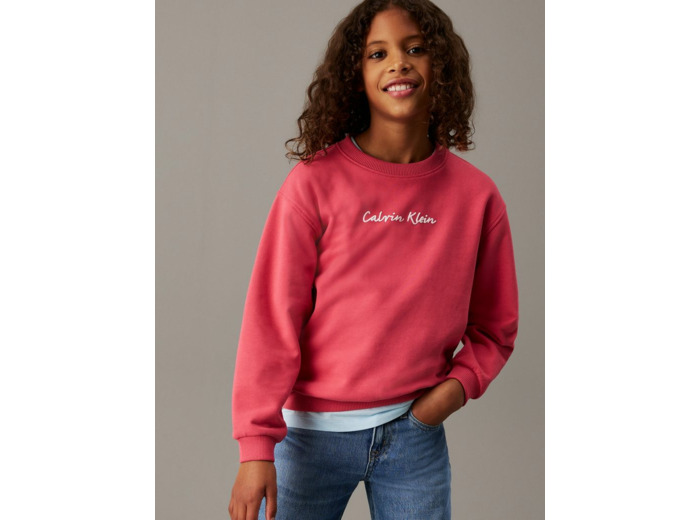 SWEAT-SHIRT COL ROND LOGO