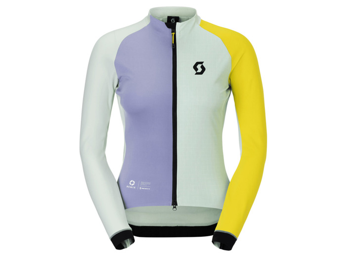 Veste coupe-vent Femme RC PRO WARM WINDSTOPPER REMIX Vert Frais/Violet Chiné
