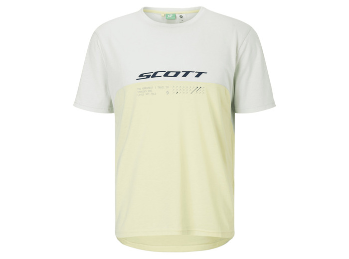 T-shirt manches courtes Homme VERTIC DRI Jaune Acide/Gris