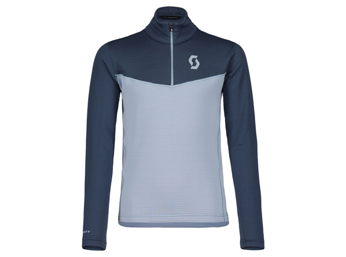 Sweat Enfant DEFINED LIGHT JUNIOR PULL-OVER Bleu Métal/Bleu Glacé