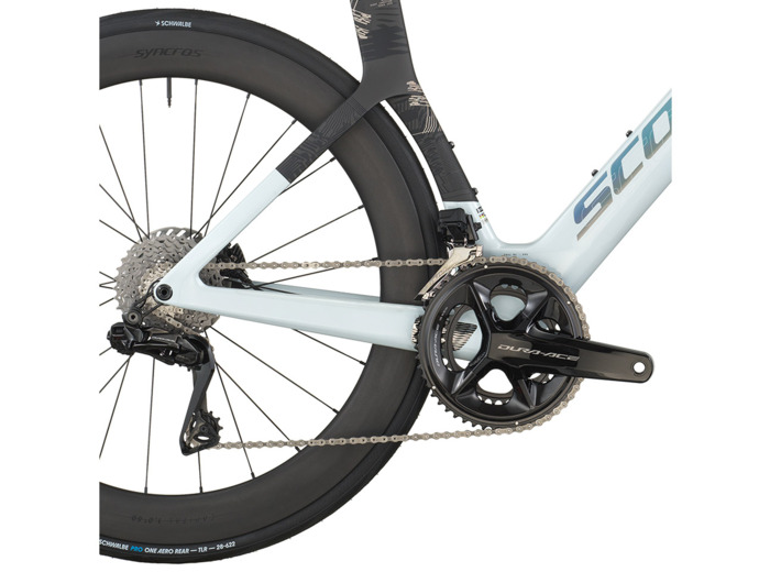 Vélo de route FOIL RC PRO Blanc Cumulus/Noir Carbone