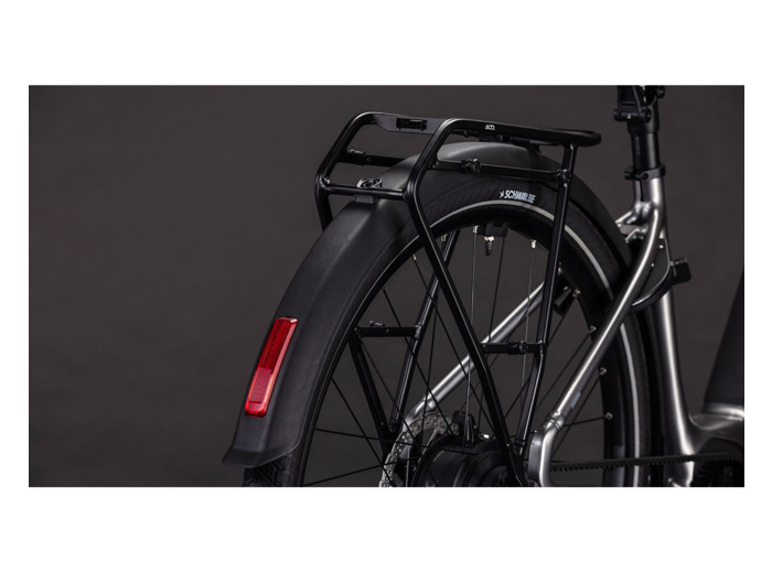 Vélo urbain électrique SUPREME HYBRID DELUXE PRO 600 Argent/Gris