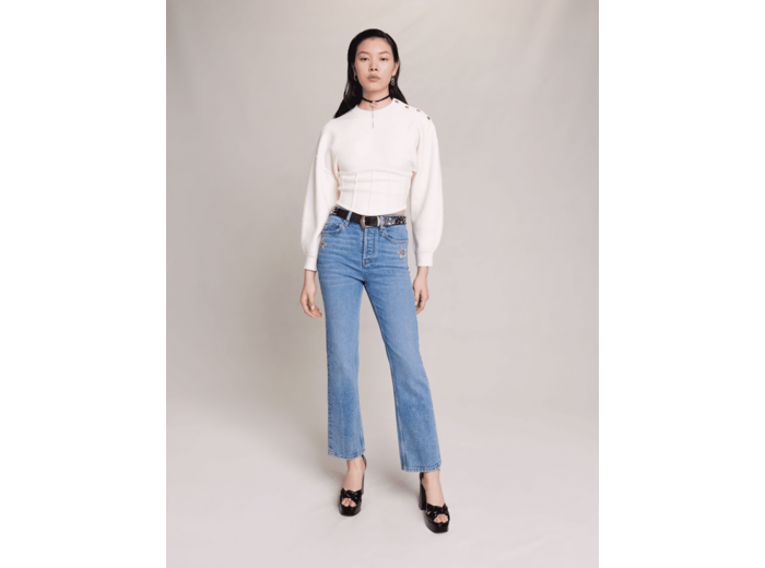 Pull corset en maille