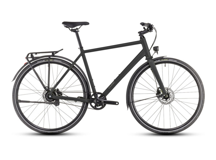 Vélo trekking NULANE COMFORT EXC FE Gris/Chrome