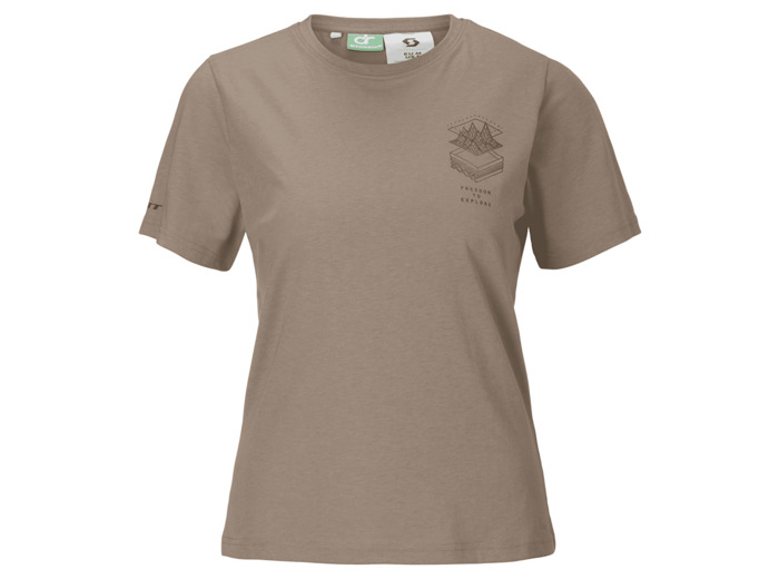 T-shirt manches courtes Femme DEFINED DRI Beige