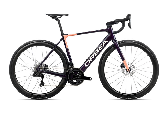 Vélo de route électrique GAIN M10I Violet/Orange