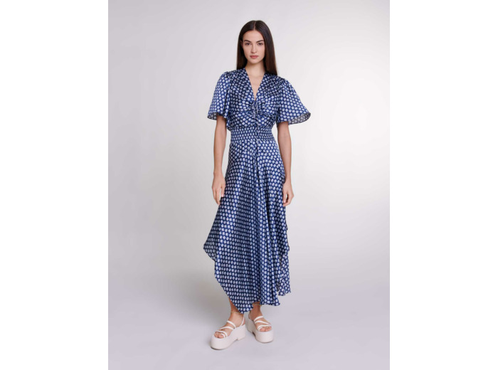 Robe longue imprimée