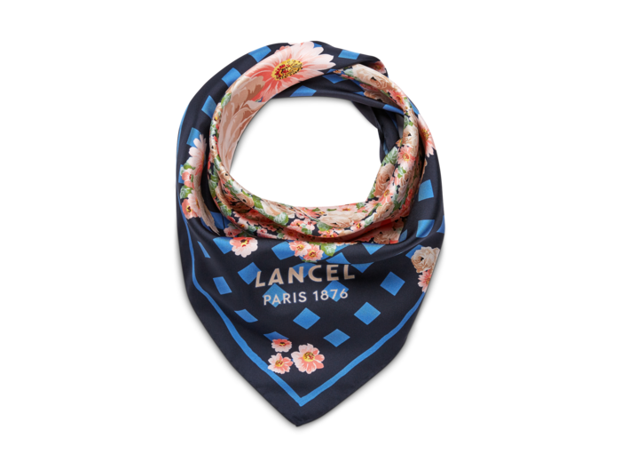 Motif Jardin Secret - Carré - Petit modèle - Twill de soie