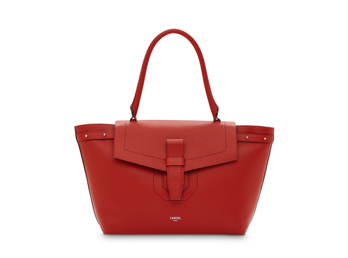 Neo Charlie de Lancel - Sac Porte Epaule - Rouge Lancel