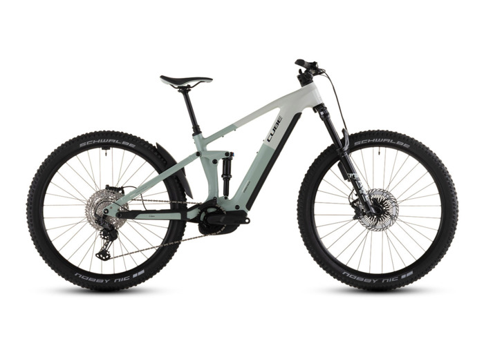 VTT tout suspendu électrique STEREO HYBRID ONE44 EXC 800 Blanc/Vert