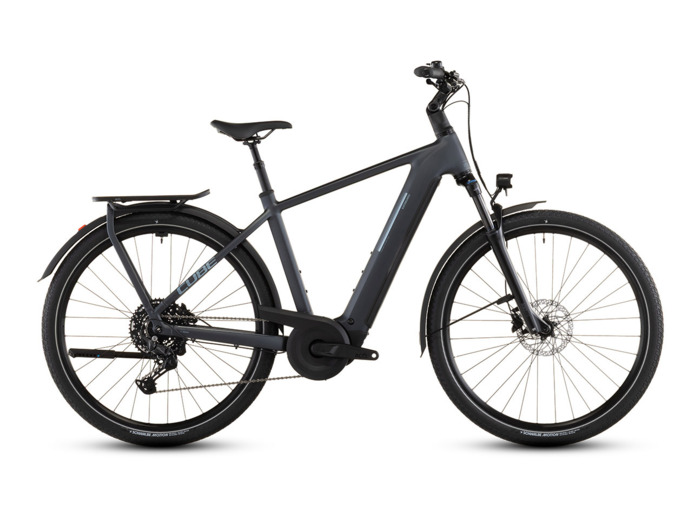 Vélo trekking électrique KATHMANDU HYBRID ONE 800 Gris Métallique/Gris