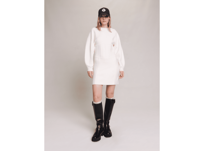 Robe pull effet corset