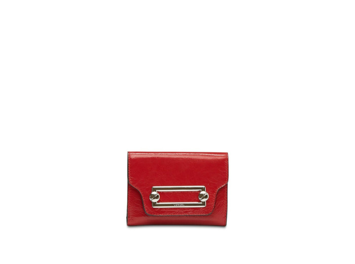Clic de Lancel - Portefeuille compact - Petit modèle - Rouge Lancel