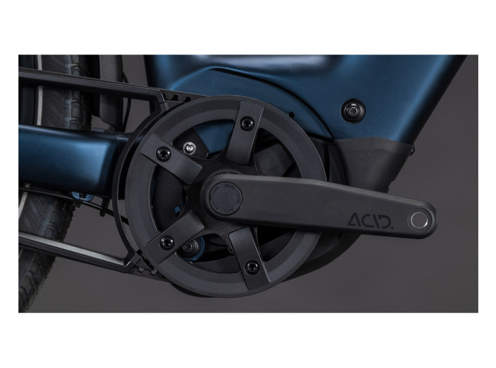 Vélo urbain électrique SUPREME HYBRID DELUXE ONE 600 Indigo