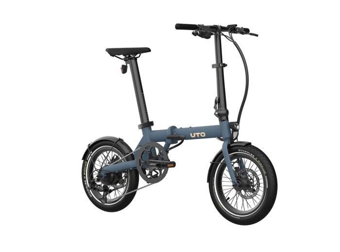 Vélo pliant électrique OG16 Bleu Océan