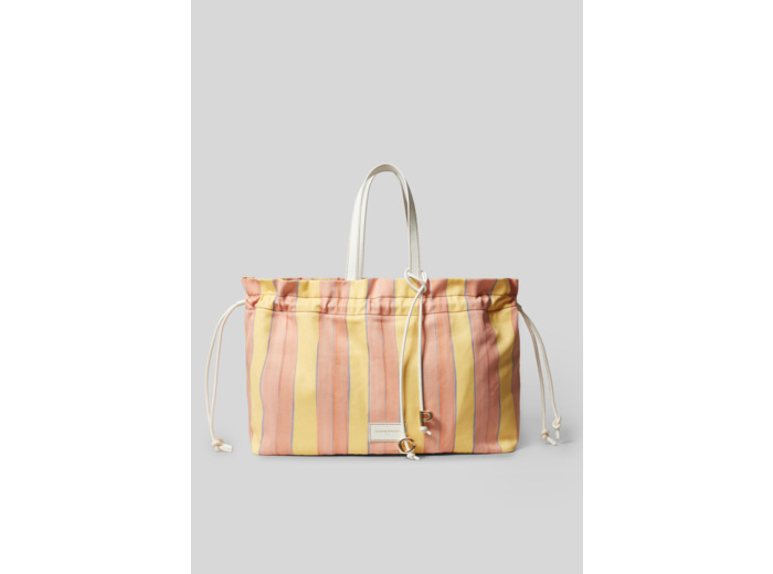 Grand sac cabas rayé