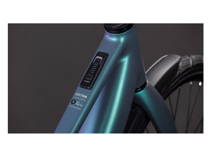 Vélo urbain électrique EDITOR HYBRID SLT 400X FE Gris