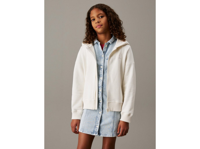 SWEATSHIRT À ZIP MINI BADGE