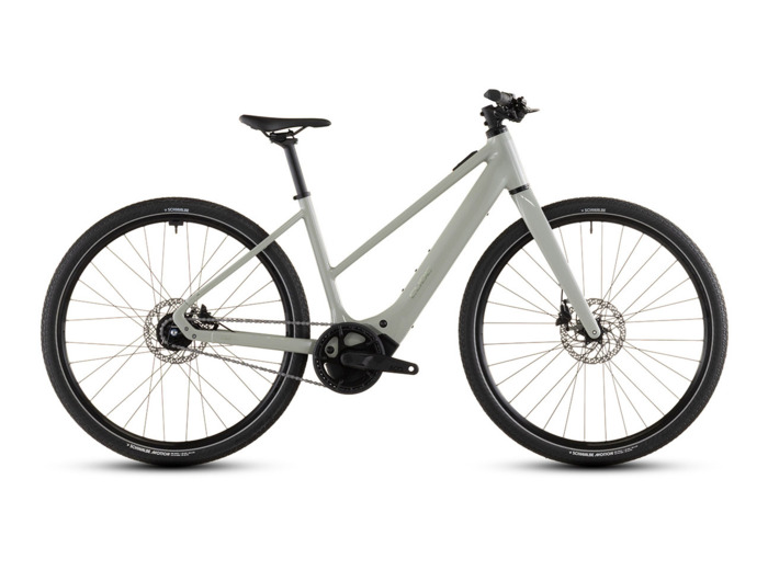 Vélo urbain électrique EDITOR HYBRID SLX 400X Beige/Chrome