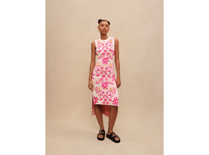 Robe réversible imprimée