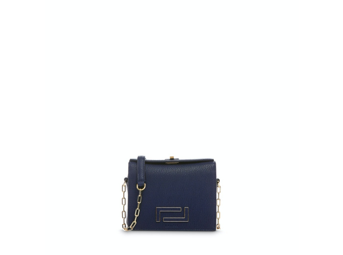 Pia de Lancel - Mini sac chaîne - Bleu Petrole