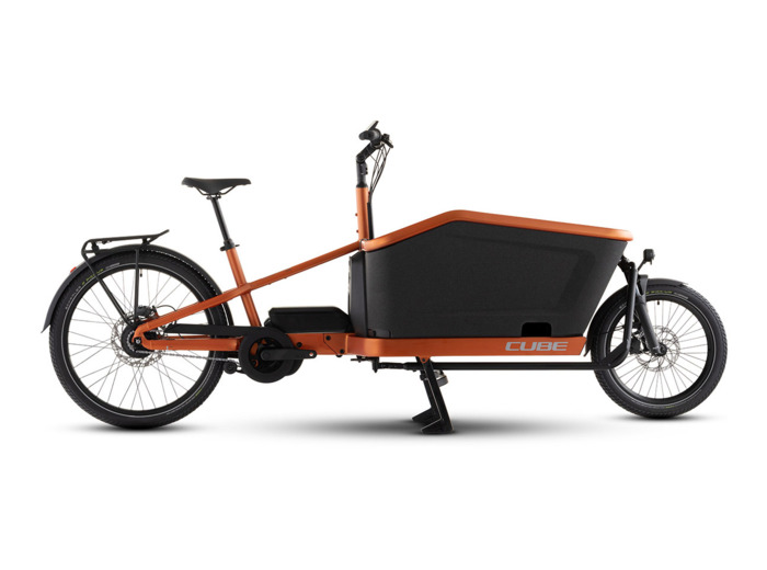 Vélo cargo électrique CARGO HYBRID COMFORT SLX 800 Orange