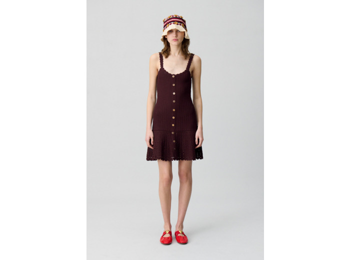 Robe courte crochet
