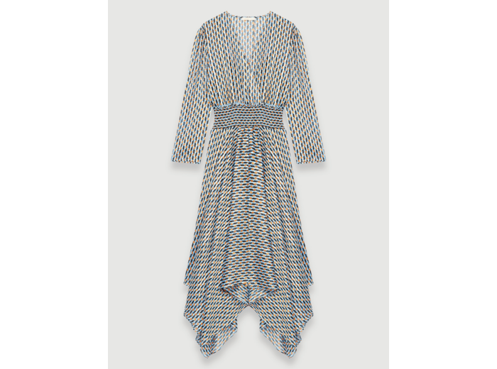 Robe en jacquard imprimé