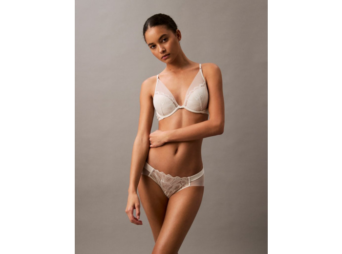 BIKINI EN DENTELLE FLORALE NOIRE