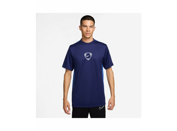 T-shirt de football Homme M NK DF ACD+ SS TOP GX HBR Bleu