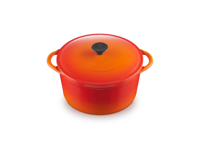 Cocotte cousance ronde 22cm en fonte émaillée volcanique