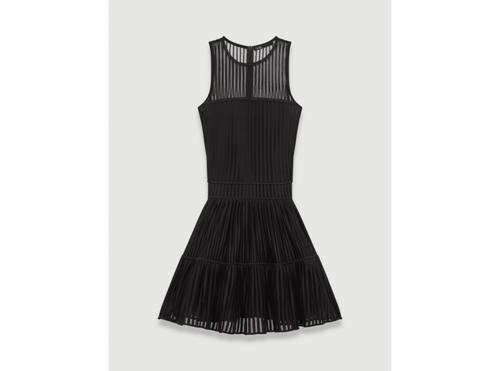 Robe patineuse à détails fantaisie