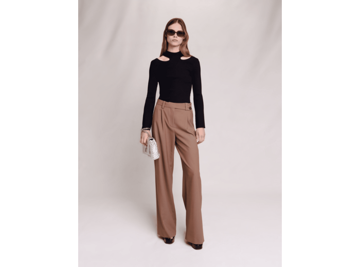 Pull en maille ajourée