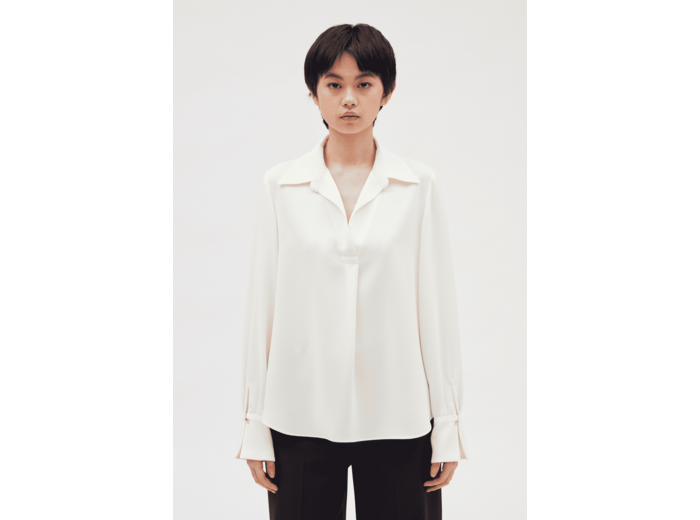 Blouse fluide écrue