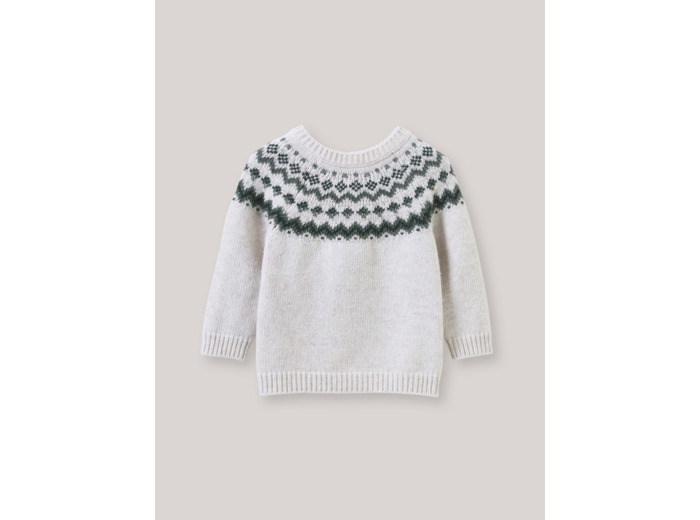PULL JACQUARD FAMILLE