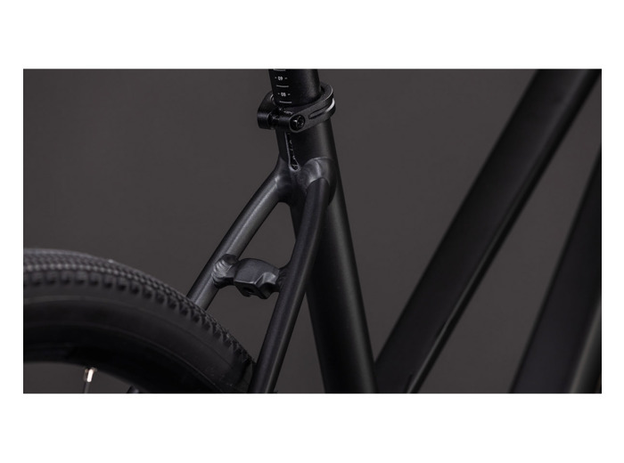 Vélo trekking NULANE PRO Gris/Chrome