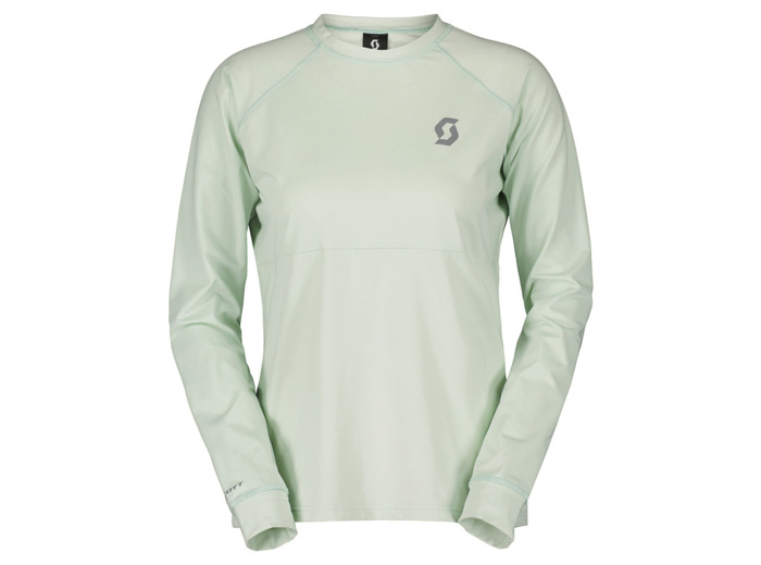T-shirt manches longues Femme TRAIL STORM WARM LIGHT Vert Frais