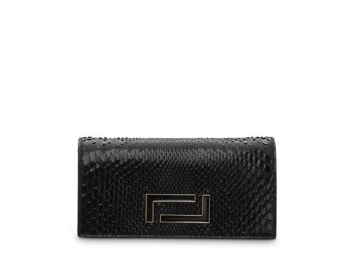 Pia de Lancel - Portefeuille continental dépliant - Noir