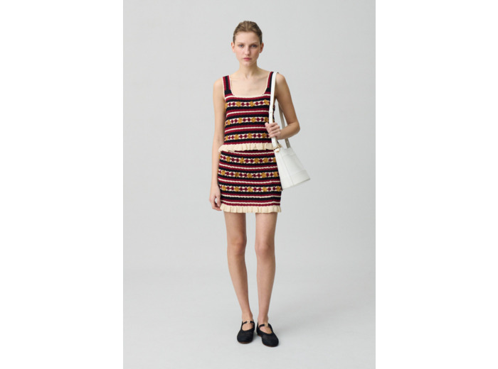 Jupe courte crochet