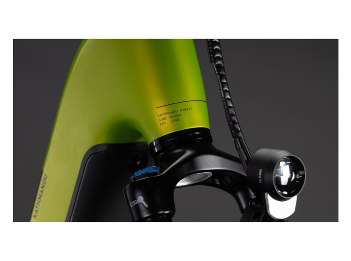 Vélo trekking électrique KATHMANDU HYBRID PRO 800 Lézard/Noir